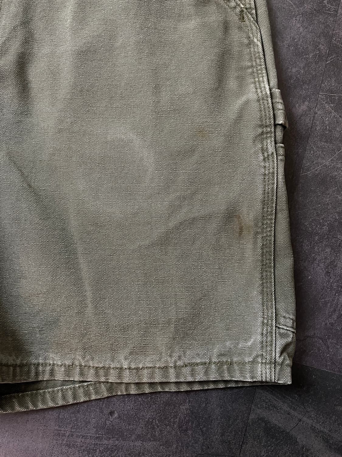 CARHARTT 칼하트 빈티지 카키 카펜터 쇼츠 상품이미지5