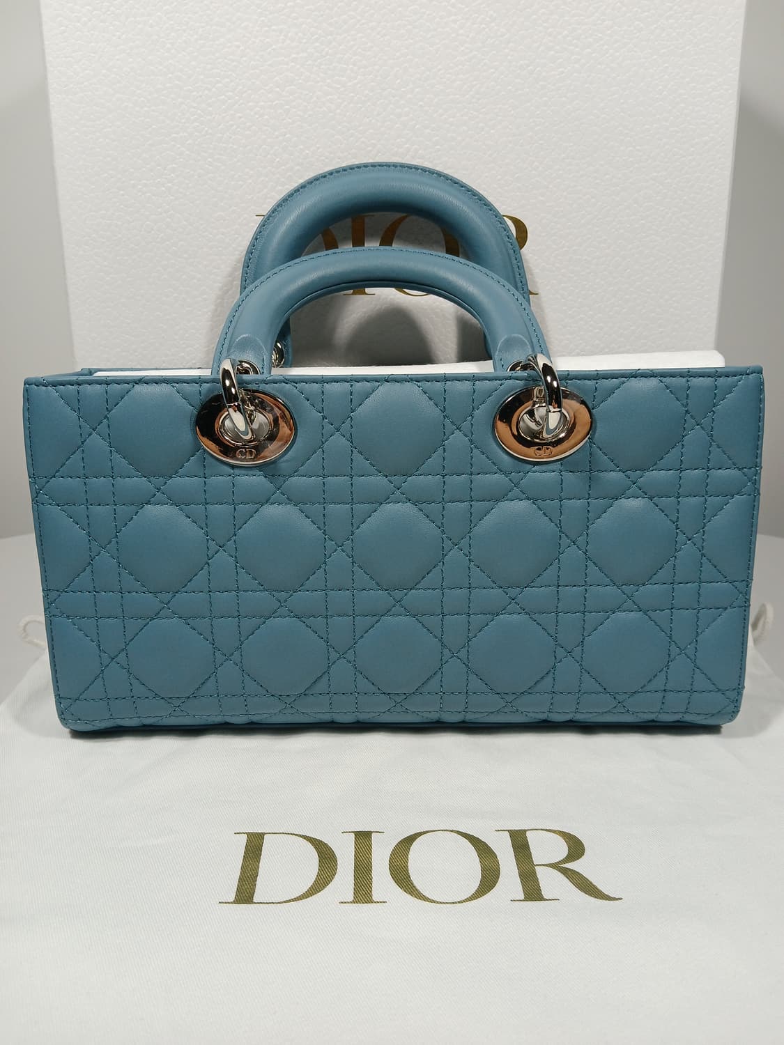 디올 레이디 디조이 토트백 미듐 M0540PNGE 상품이미지4