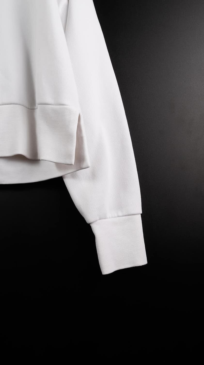 나이키 흰색 뒷트임 크롭티 상품이미지3