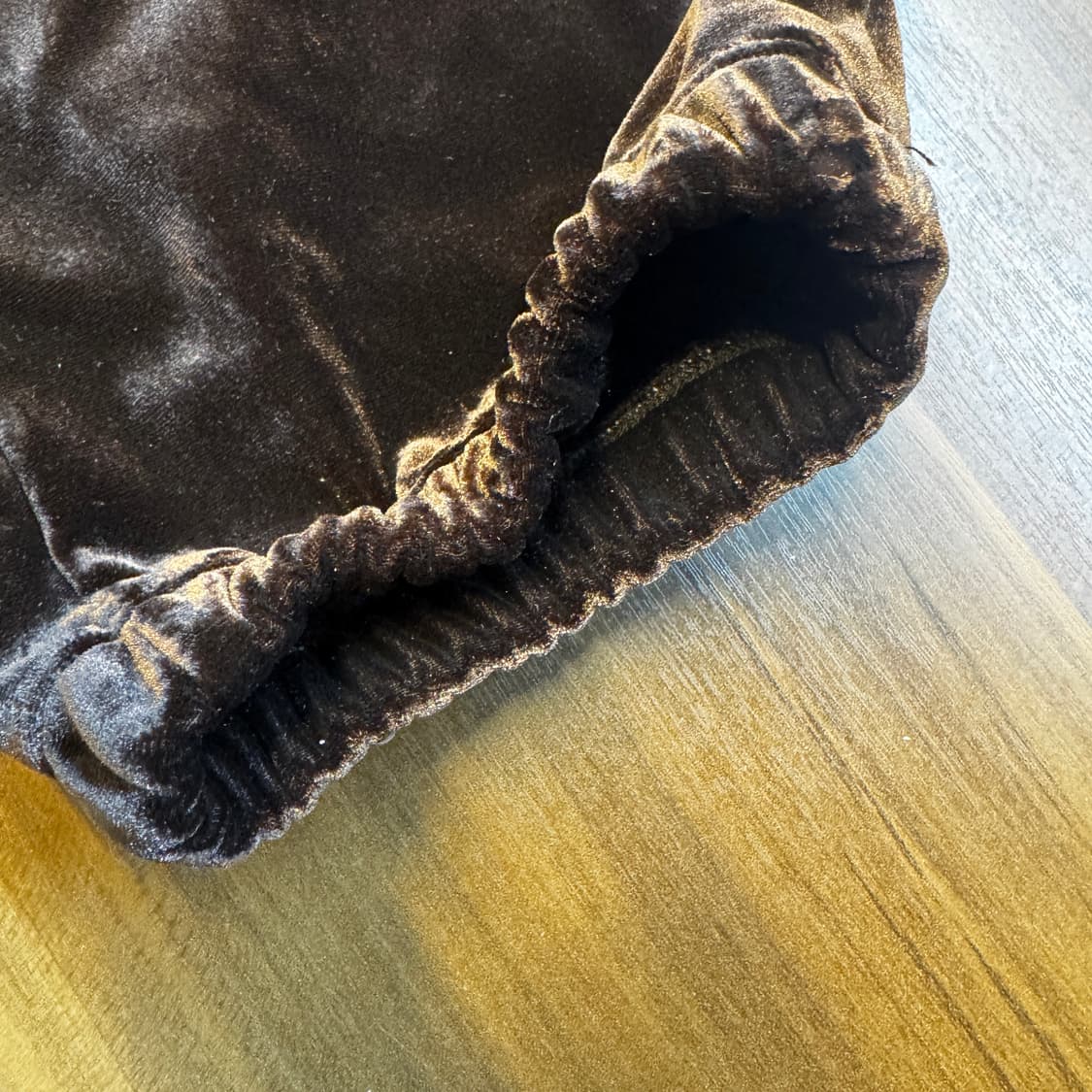 여성 벨벳 조거팬츠 블랙 / 브라운 (허리밴딩 55-77 ) 상품이미지7