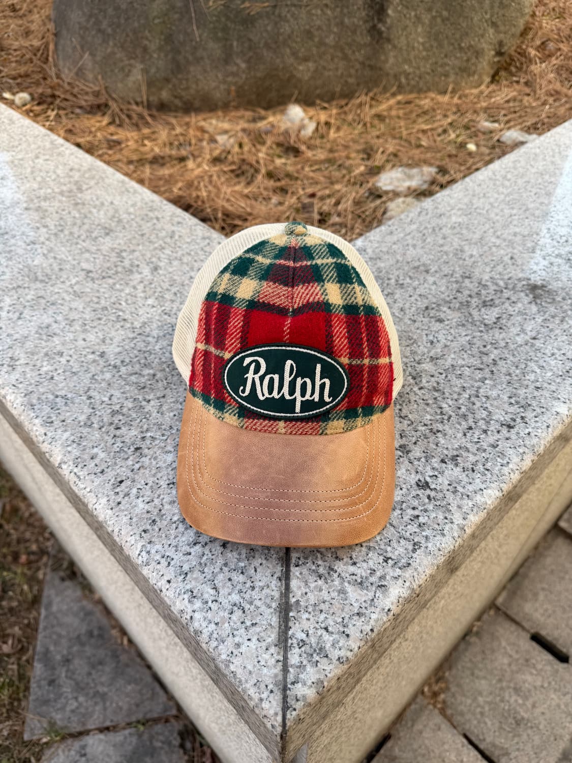 Polo Country 폴로 컨트리 플란넬 레더 트러커 캡 상품이미지1