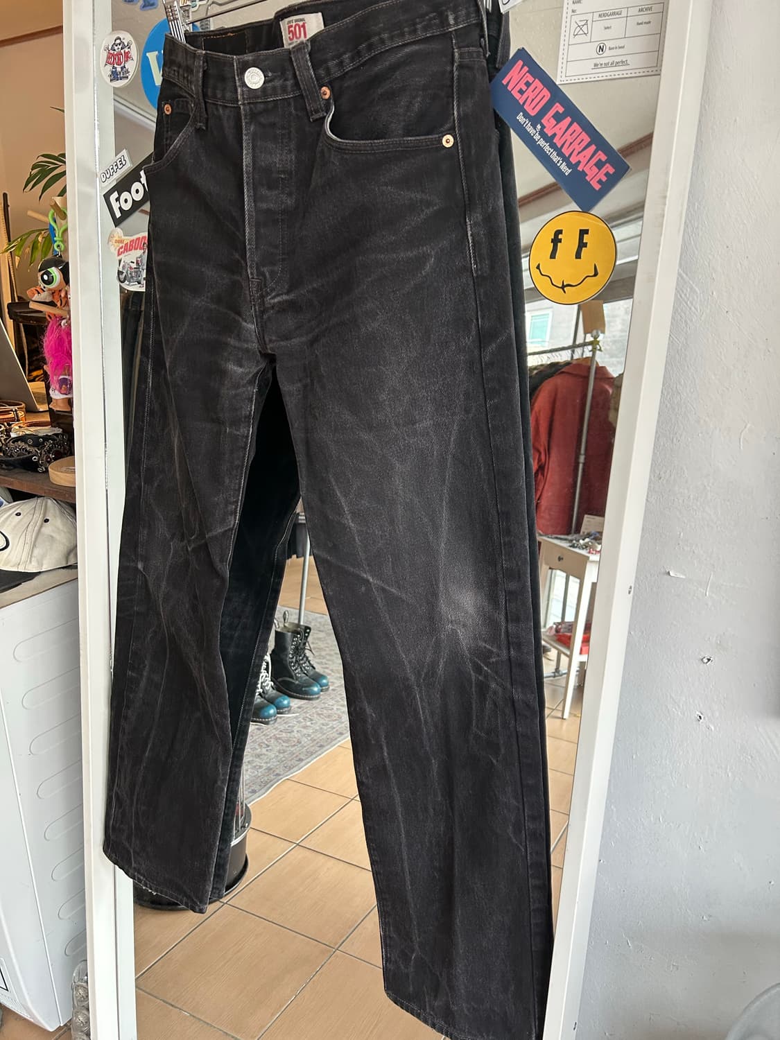 00‘s 리바이스501 블랙진 32in 상품이미지4