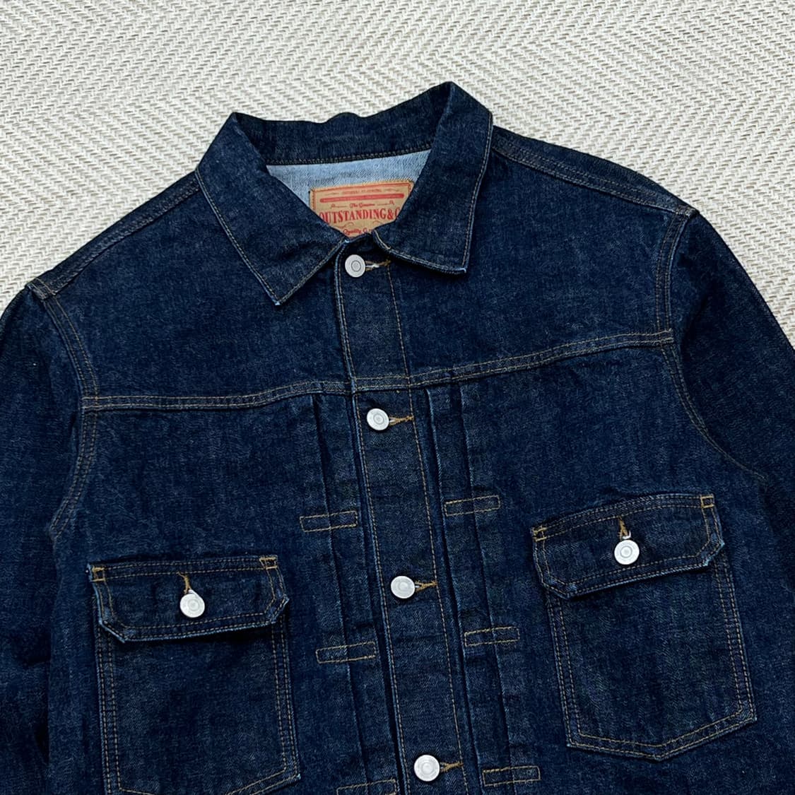 아웃스탠딩 셀비지 데님 트러커자켓 r3116  상품이미지3