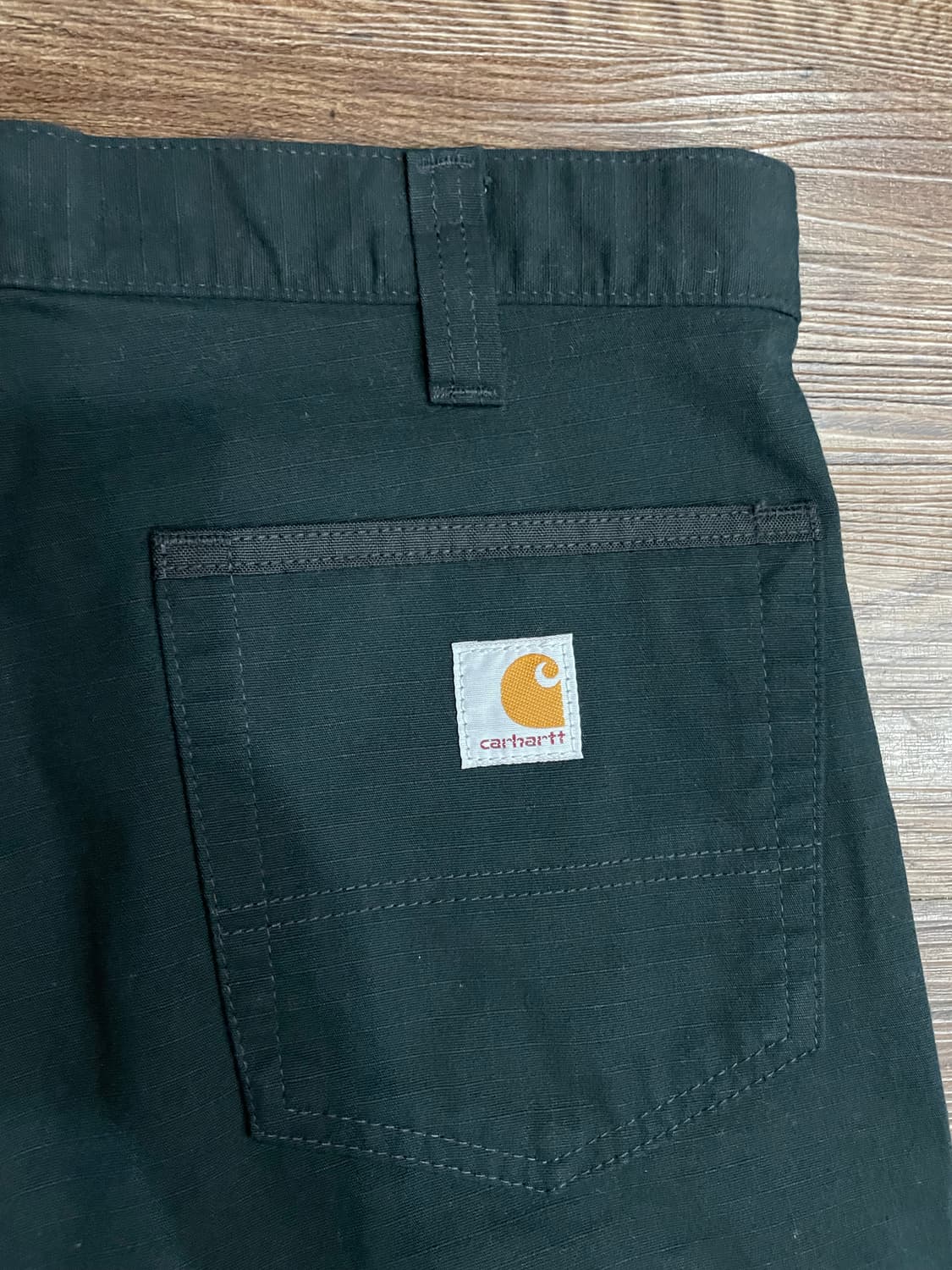 칼하트 립스탑 카고 워크 쇼츠 블랙 B357 상품이미지3