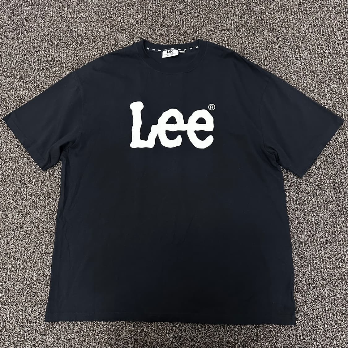 Lee 리 로고 반팔티셔츠 블랙 2XL 상품이미지1