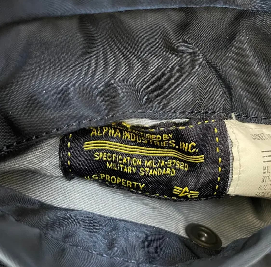 알파인더스트리 ma-1 네이비 L사이즈 상품이미지4