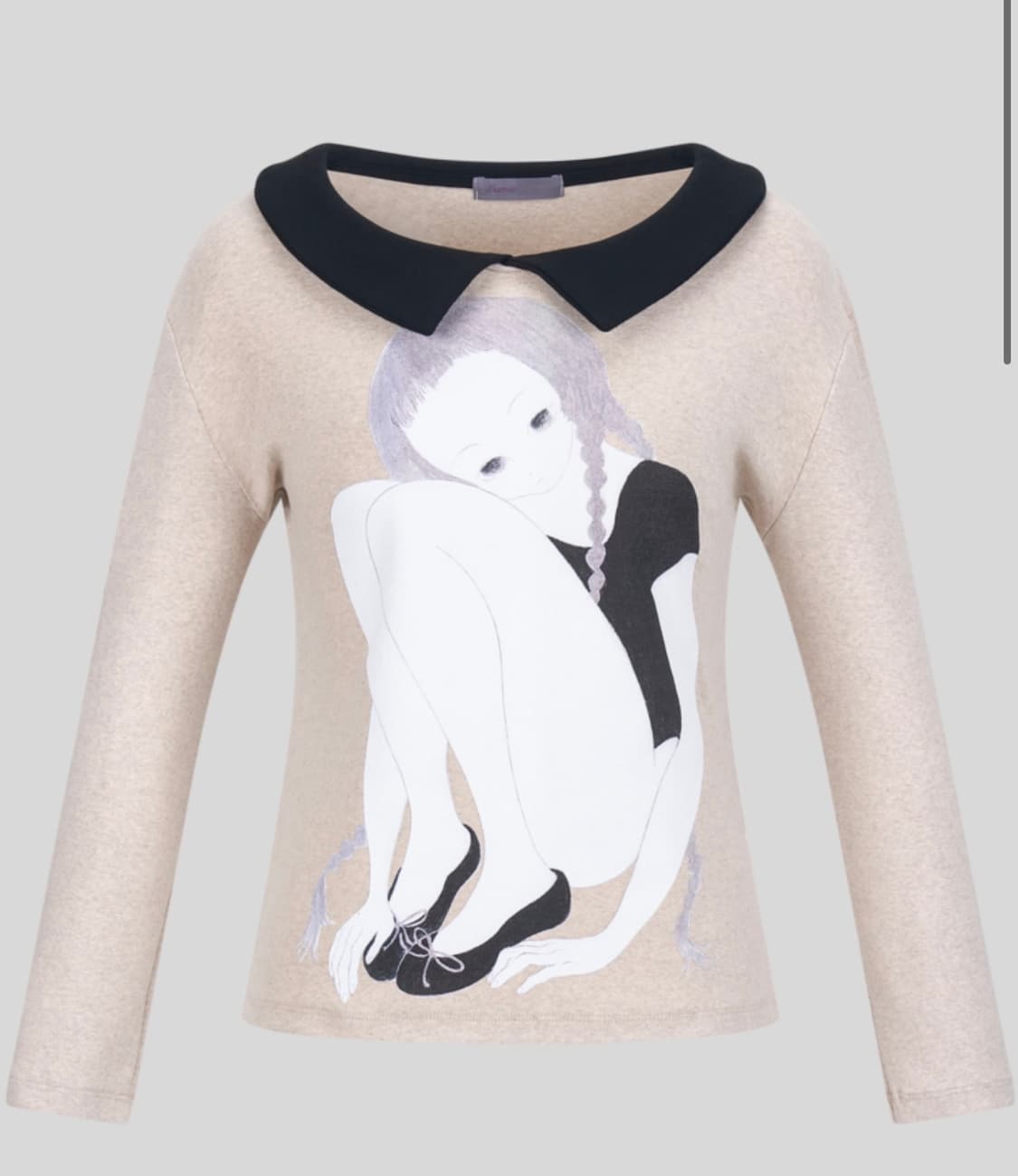 샵페어리 fa.er.ie] girl painting collar shir 상품이미지3