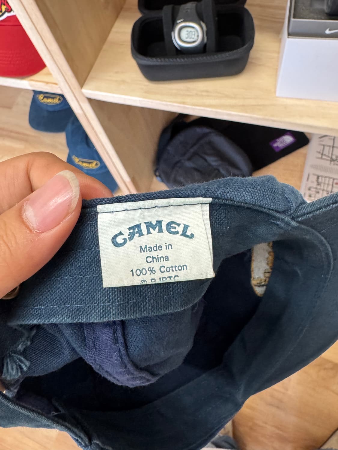 빈티지 카멜 볼캡 상품이미지3