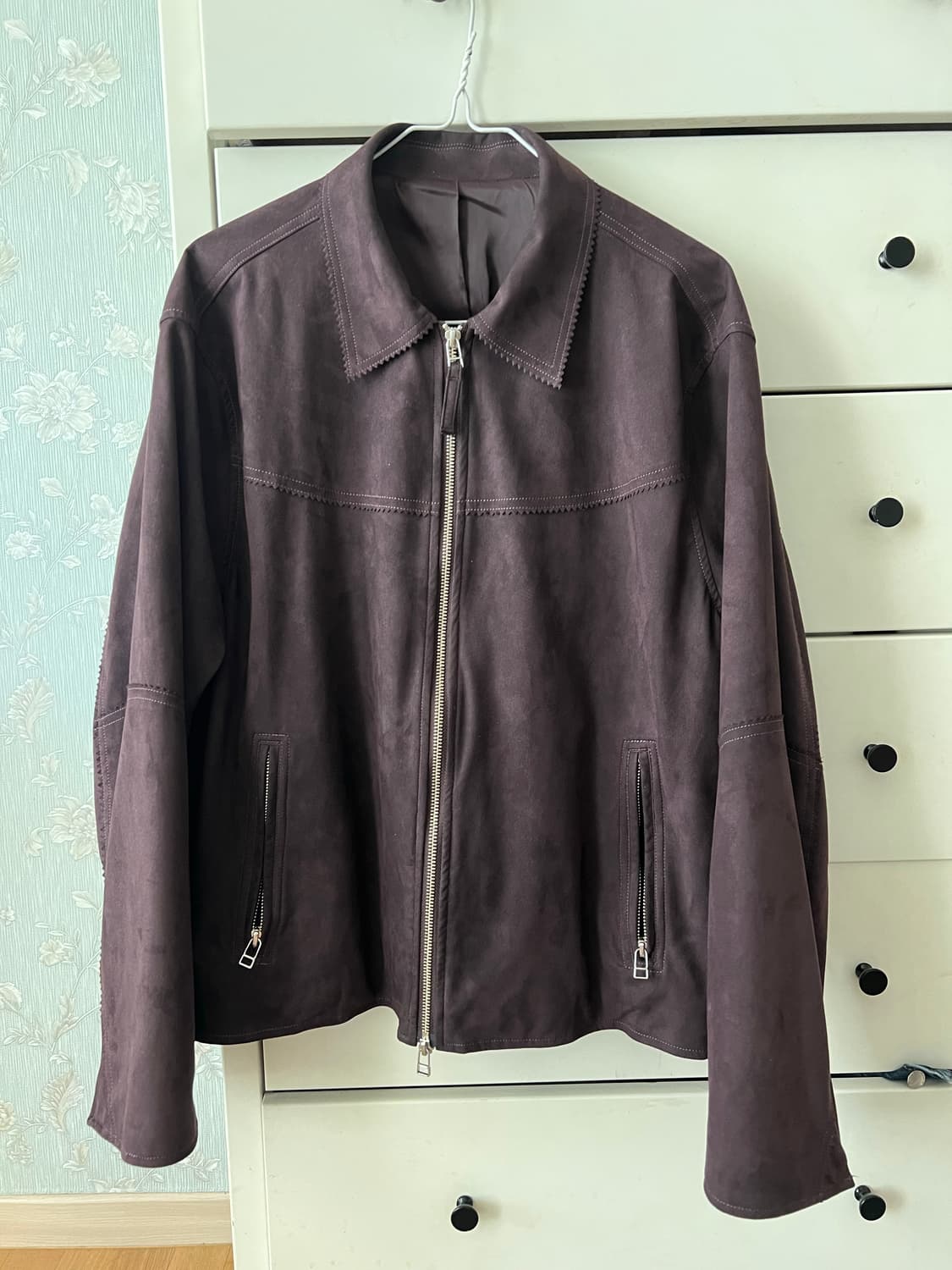 유스 폭스스웨이드 자켓 s 상품이미지1