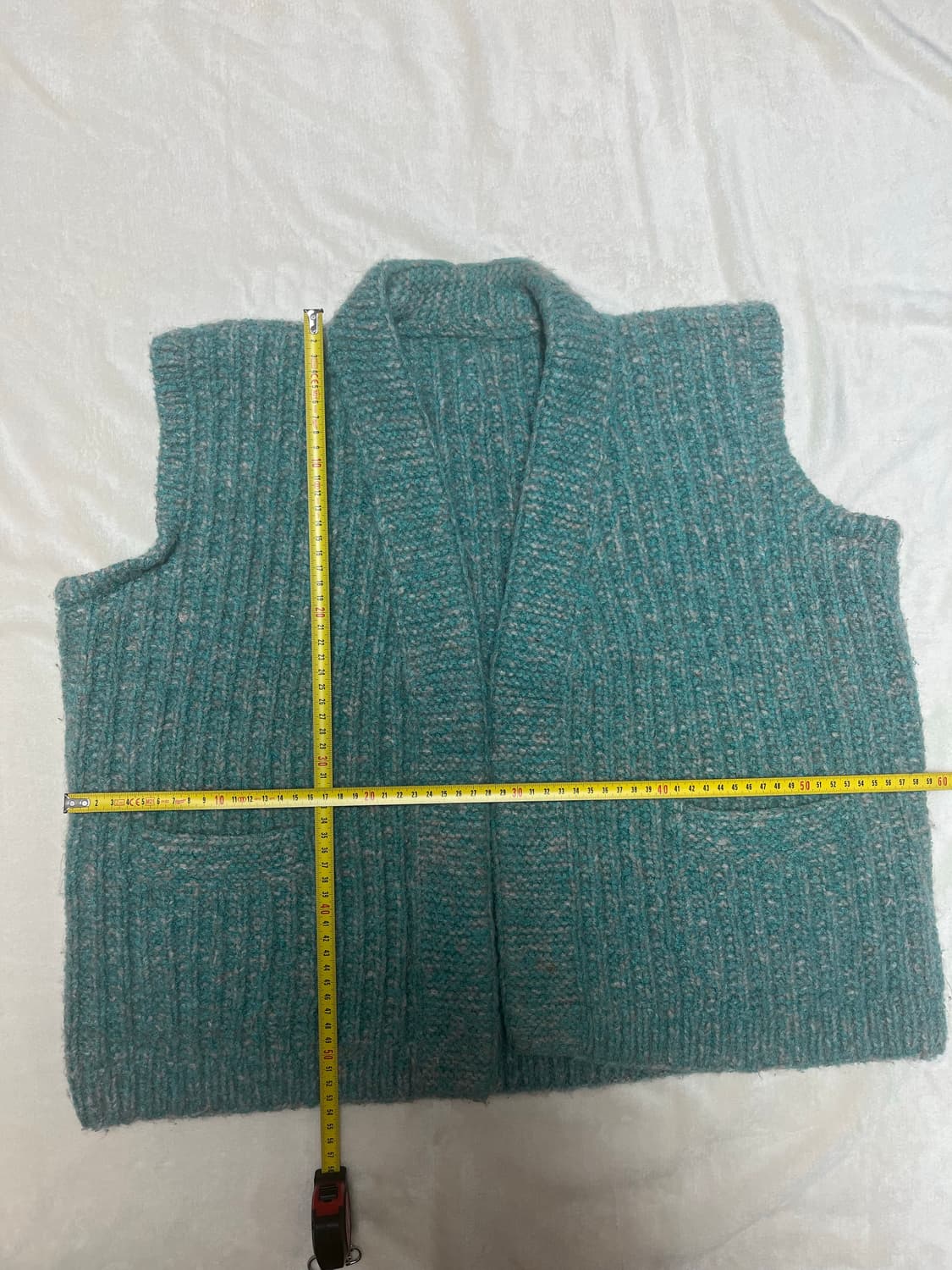 민트색 니트 handmade 가디건 상품이미지3