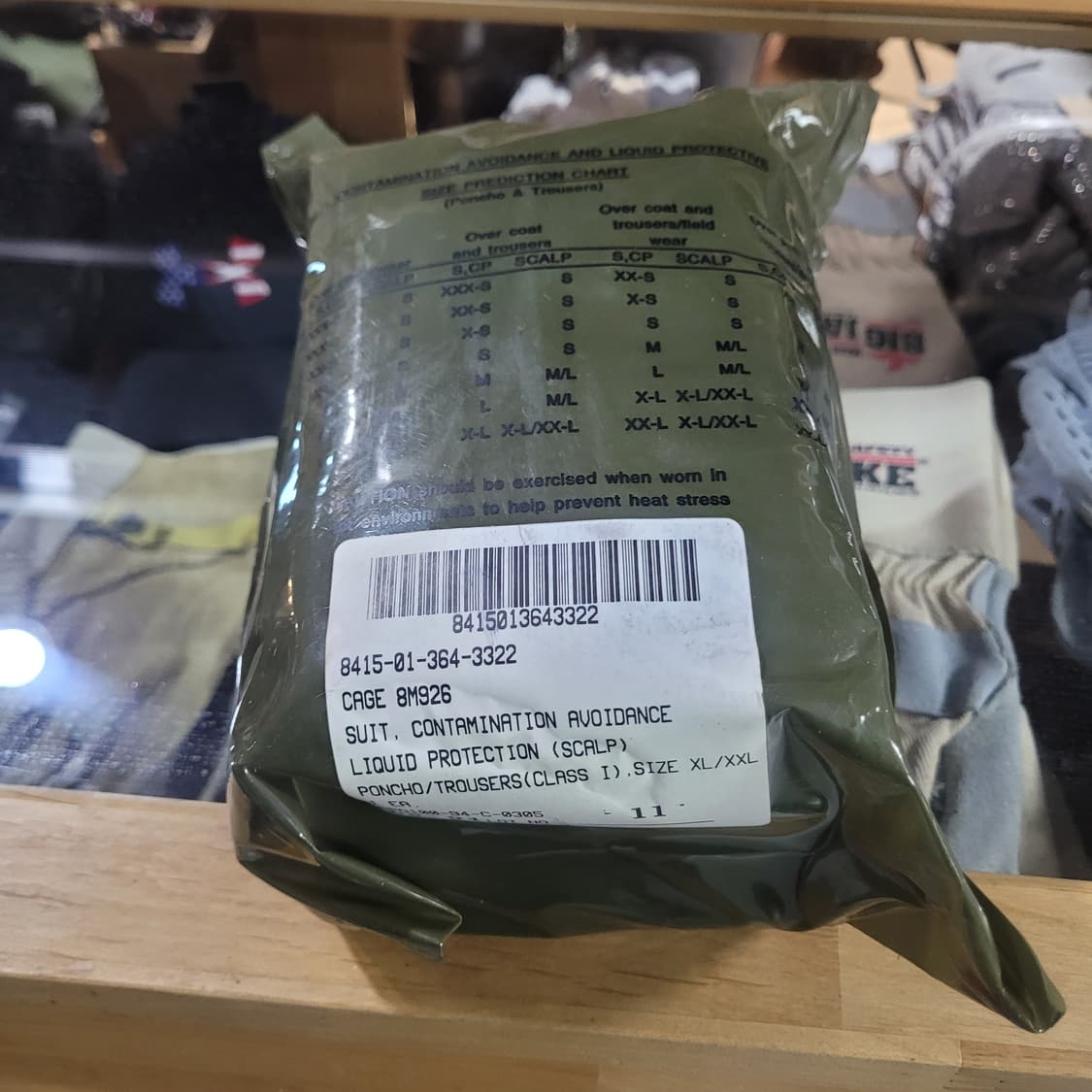 미 빈티지 액체 방호용 오염 방지복/초경량 우비 상품이미지7