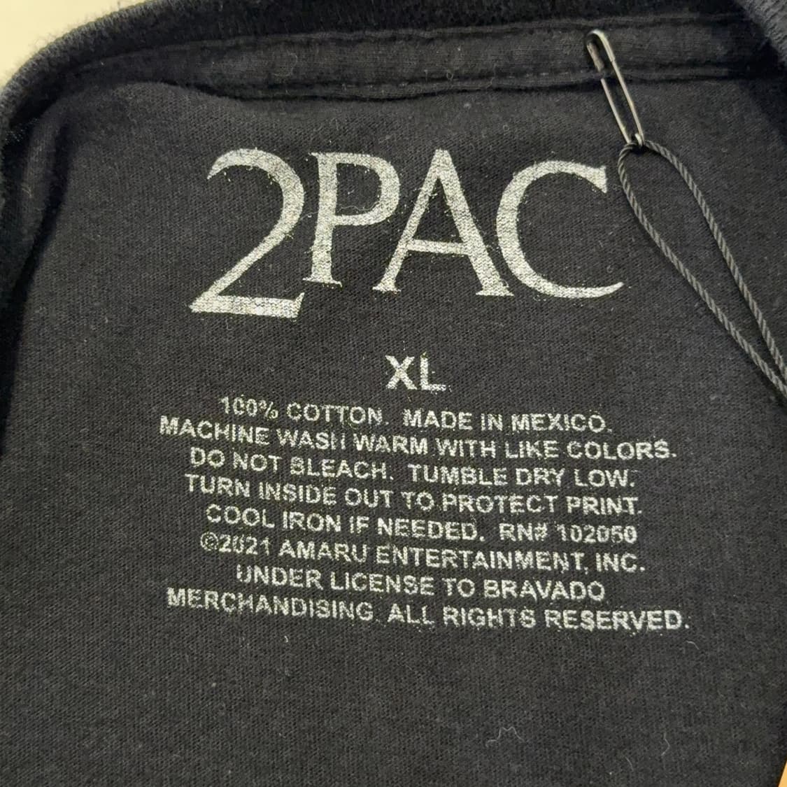 2PAC 빈티지 반팔 티셔츠 상품이미지4