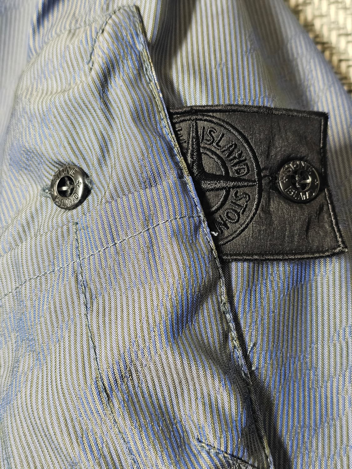 스톤아일랜드 쉐도우프로젝트 렌티큘러 자카드 자켓 상품이미지3