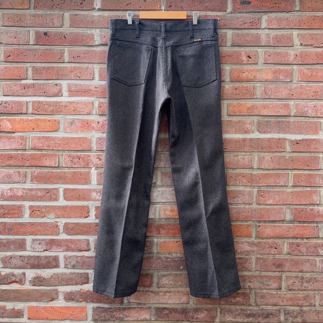 90~00s USA 랭글러 Wrangler 다크 그레이 부츠컷 트라우저 상품이미지7