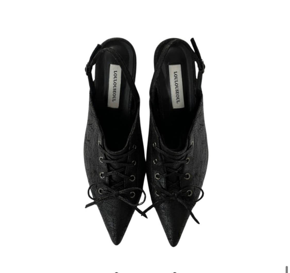 루루서울 힐 boggy slingback 250 [black] 상품이미지7
