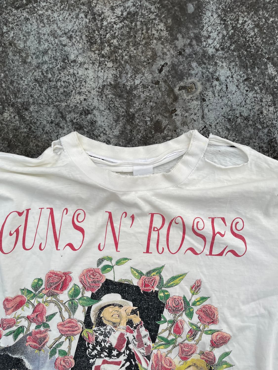 90s 건즈 앤 로지스 1993 월드투어 티셔츠 상품이미지3