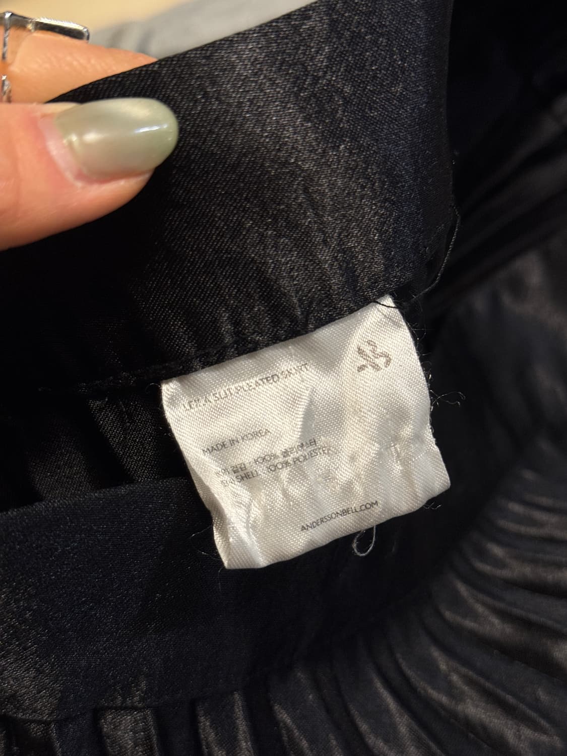 앤더슨벨 플리츠 스커트 상품이미지6