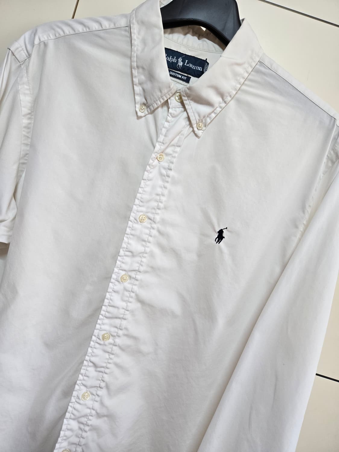폴로 랄프로렌 커스텀핏 화이트 셔츠(105) 상품이미지2