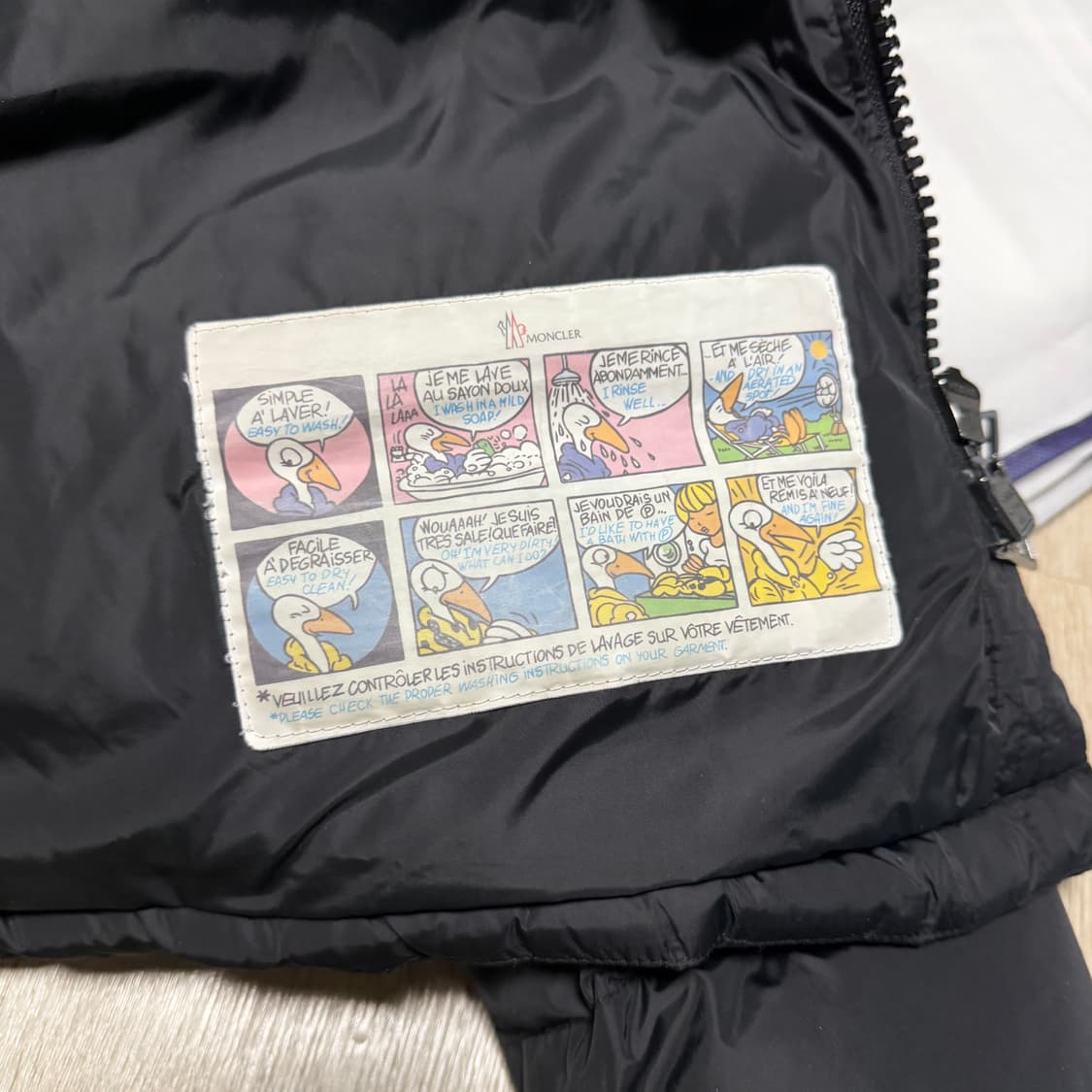 [블랙 5/새상품급] 몽클레어 클루니 패딩 블랙 풀구성 상품이미지7