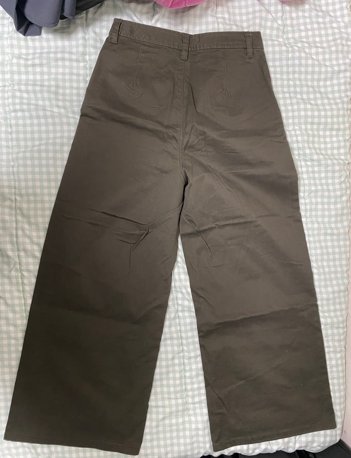 GU 여성 와이드 워크팬츠 상품이미지2