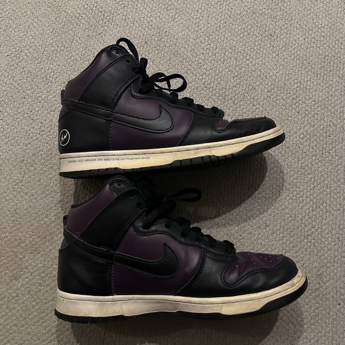 프라그먼트 나이키 덩크 하이 상품이미지9