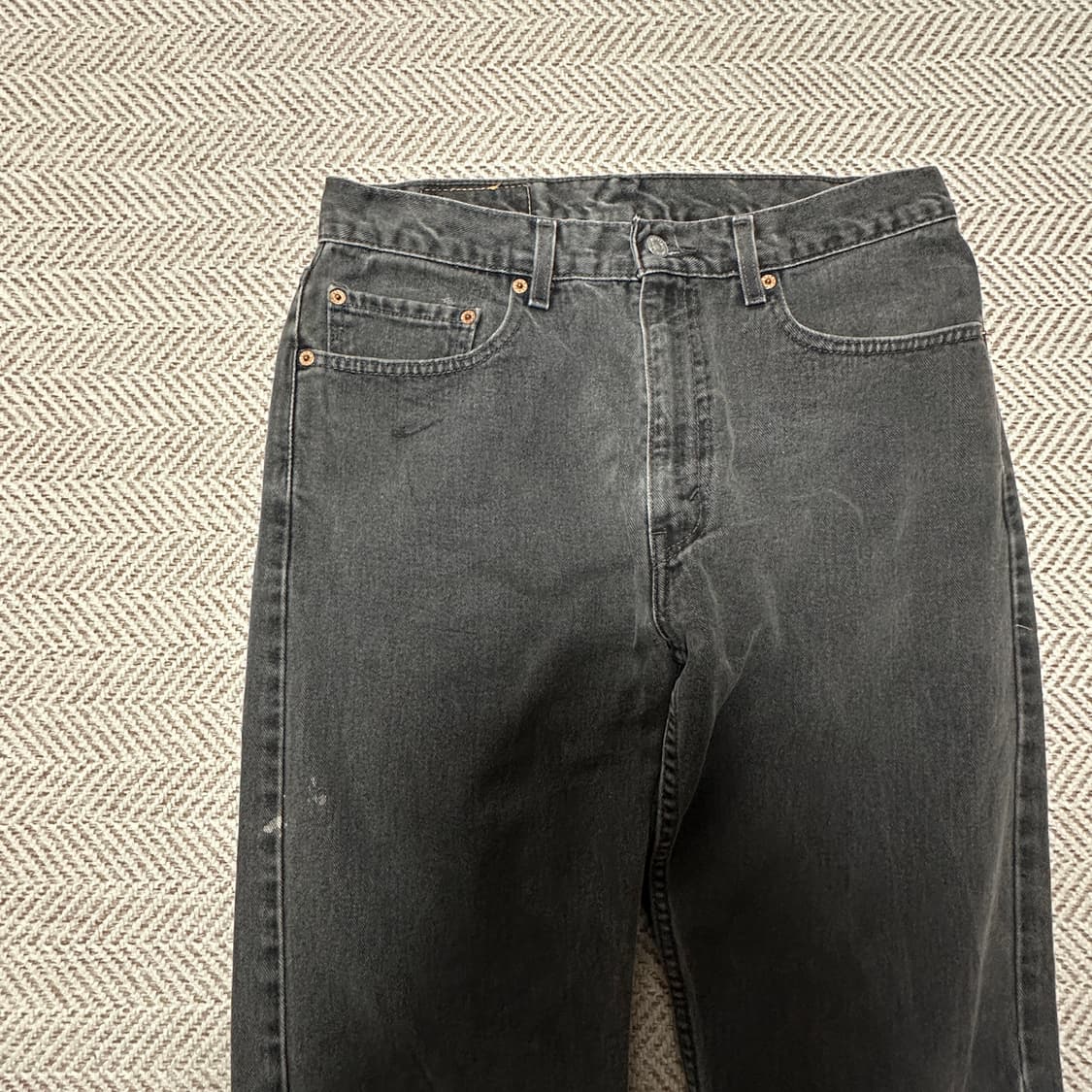 LEVI'S 505 00's vintage black jeans 상품이미지3