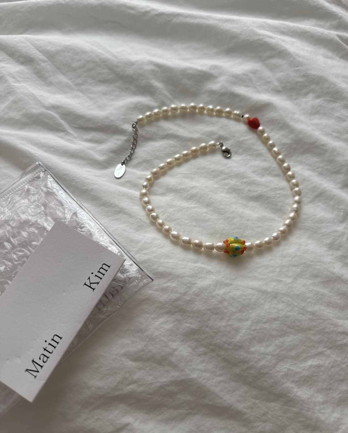 마뗑킴 담수 진주 목걸이 PEARL MIX NECKLACE 상품이미지1