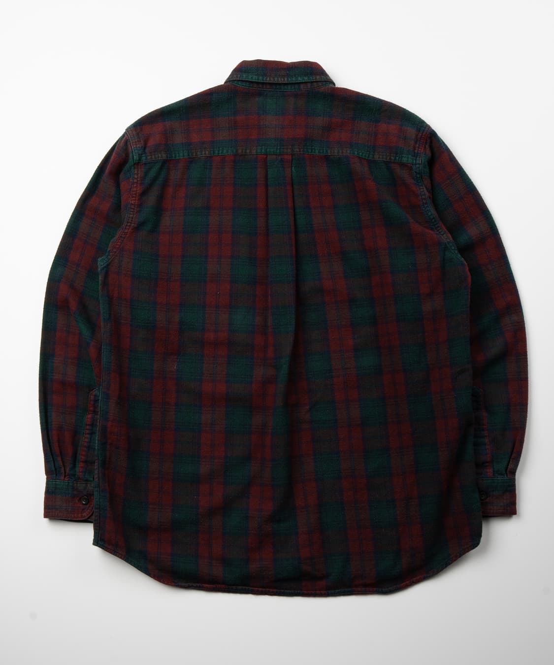 (105) 엘엘빈 딥포레스트 & 마룬 플레이드 버튼 다운 셔츠 상품이미지2