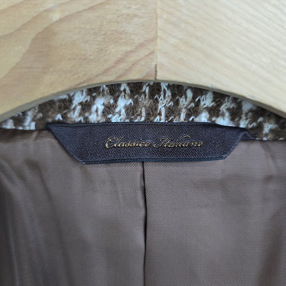 마에스트로(maestro) 헤링본 울 블레이저 자켓 상품이미지8