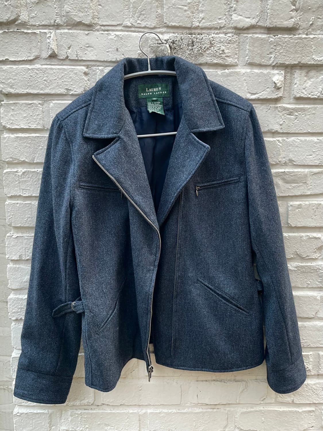 90's Ralph Lauren Wool Zip-Front Jacket 상품이미지4