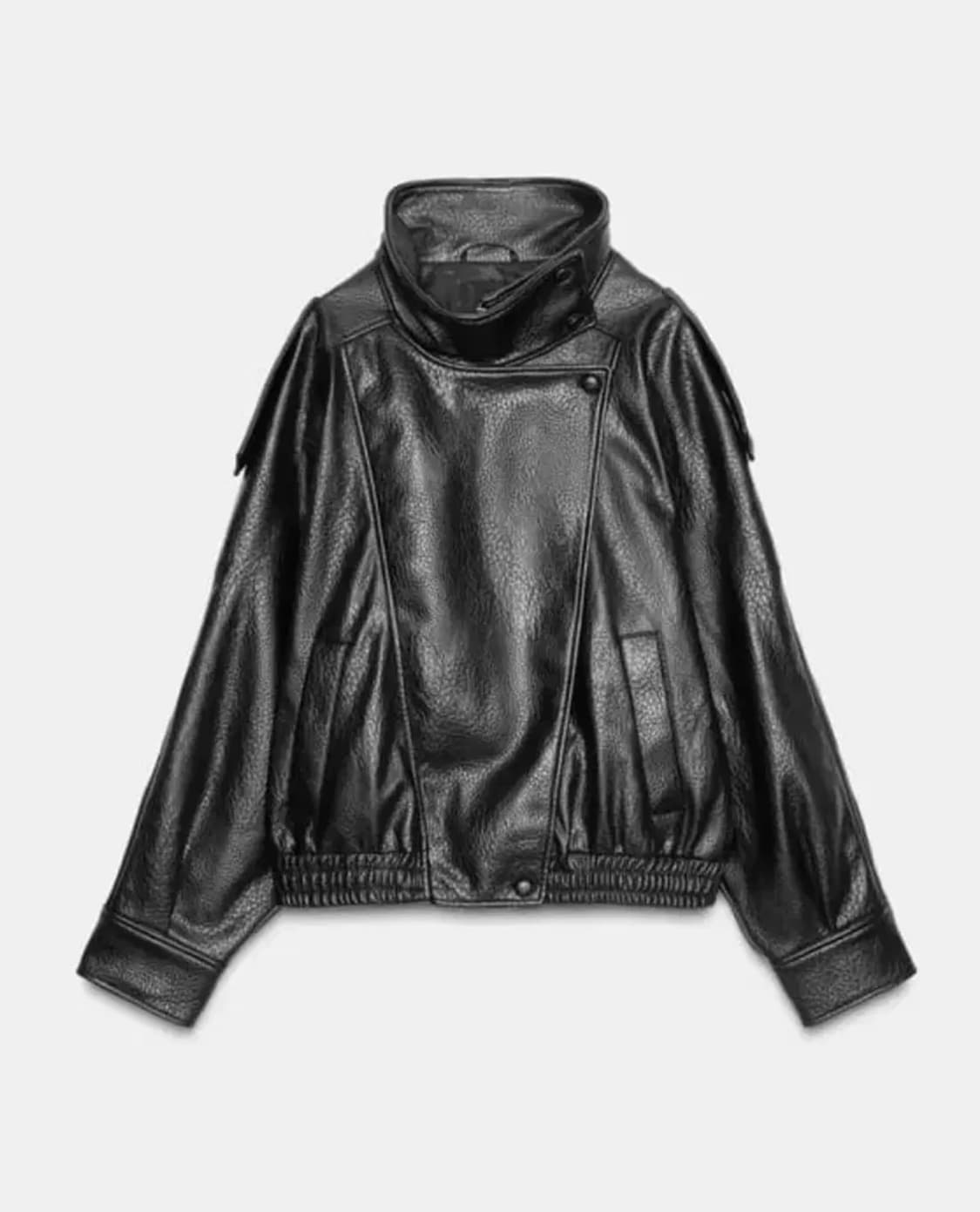 자라 페이크 레더자켓 s 상품이미지2
