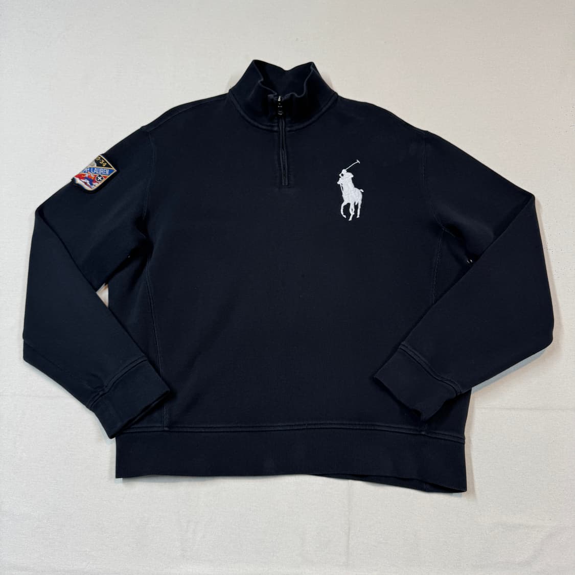 L) 폴로 랄프로렌 빅포니 반집업 풀오버 코튼 니트 상품이미지1