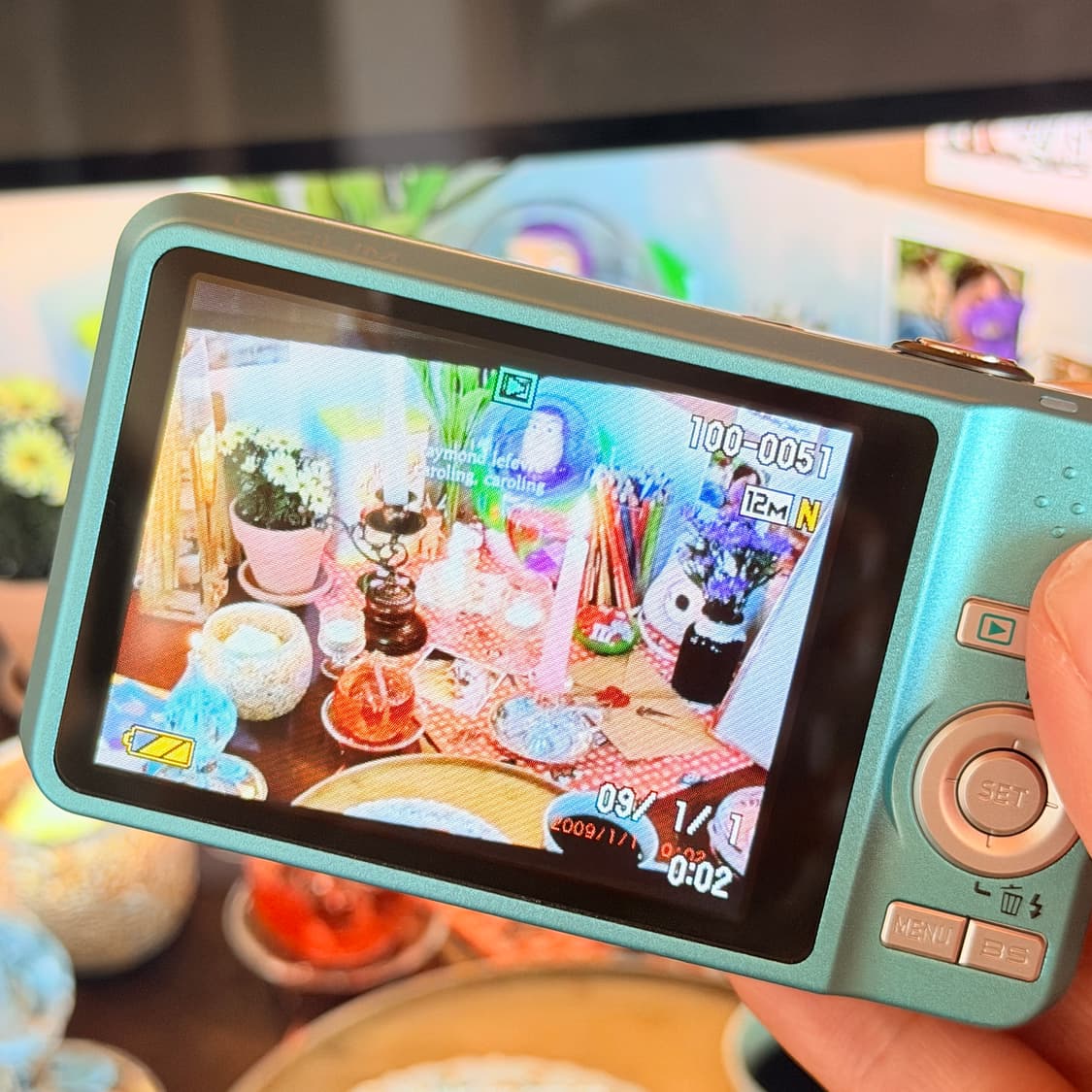 💙 미품 카시오 엑슬림 EX-Z90 아쿠아블루💙 상품이미지2