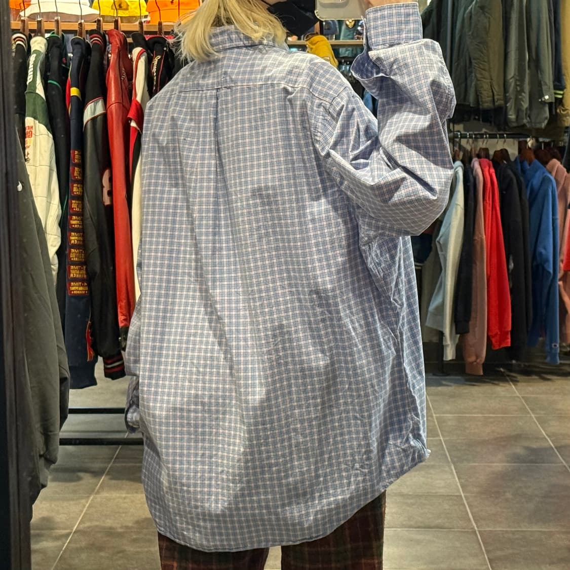 [No.9]Polo 폴로 체크 긴팔셔츠 상품이미지5