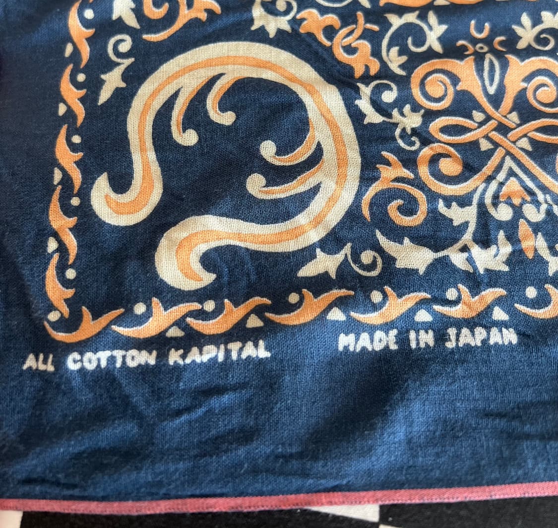 캐피탈 패스트컬러 셀비지반다나 스카프 상품이미지2