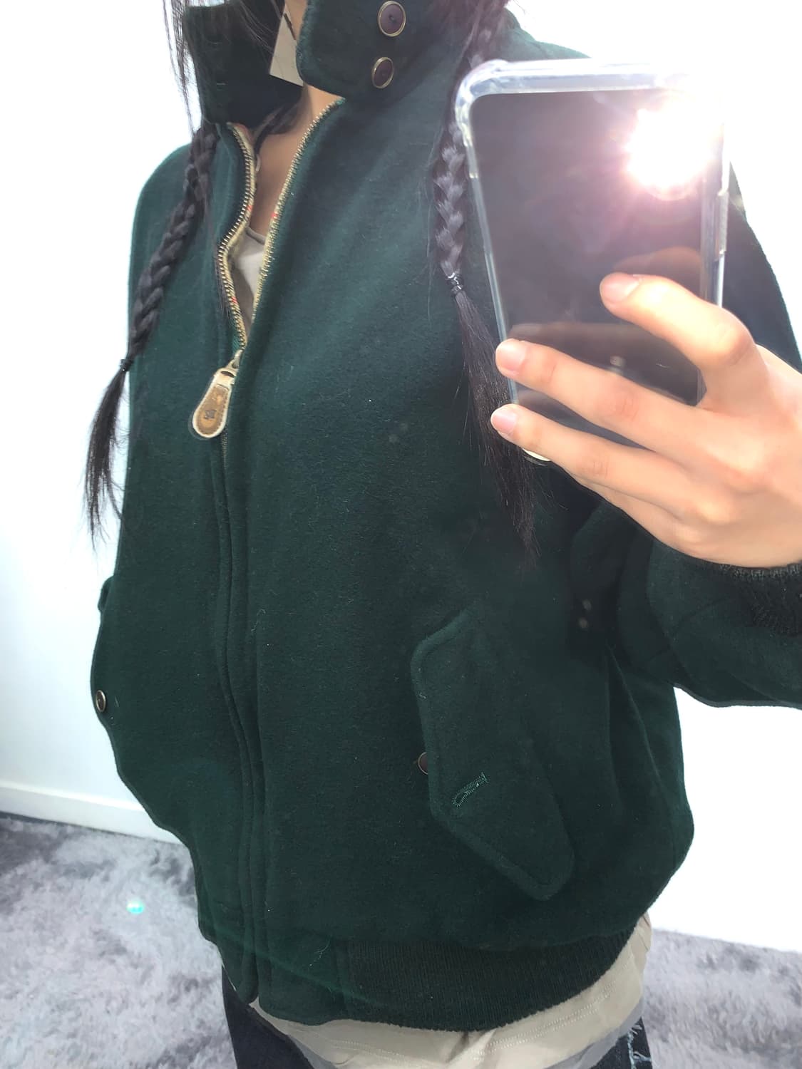 Rizzo 90s 울 봄버 자켓 상품이미지3