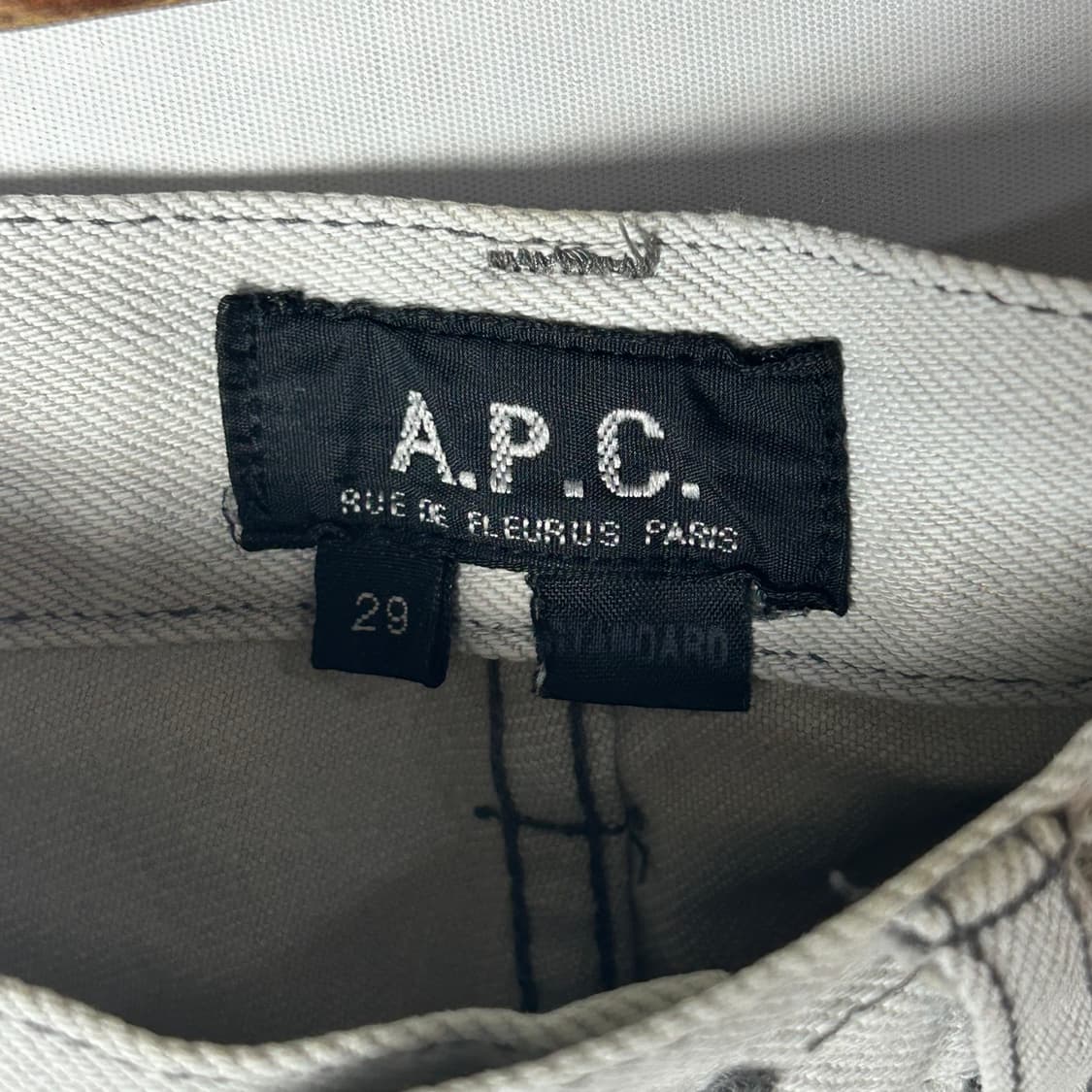 [A.P.C.] 아페쎄 라이트그레이 데님팬츠 상품이미지4