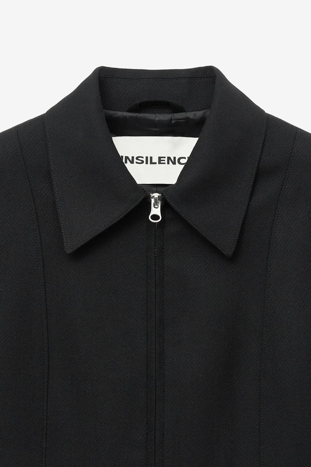 인사일런스우먼 미니멀집업자켓 블랙 s 상품이미지2