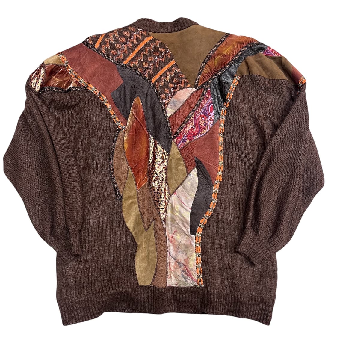 잉글랜드 아방가르드 패치워크 가디건 상품이미지2