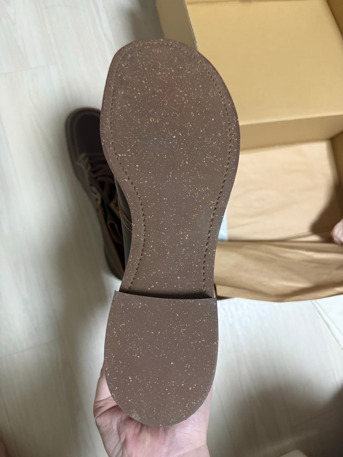 타임원클로딩 엣라코 부츠 브라운 9.5사이즈 상품이미지4