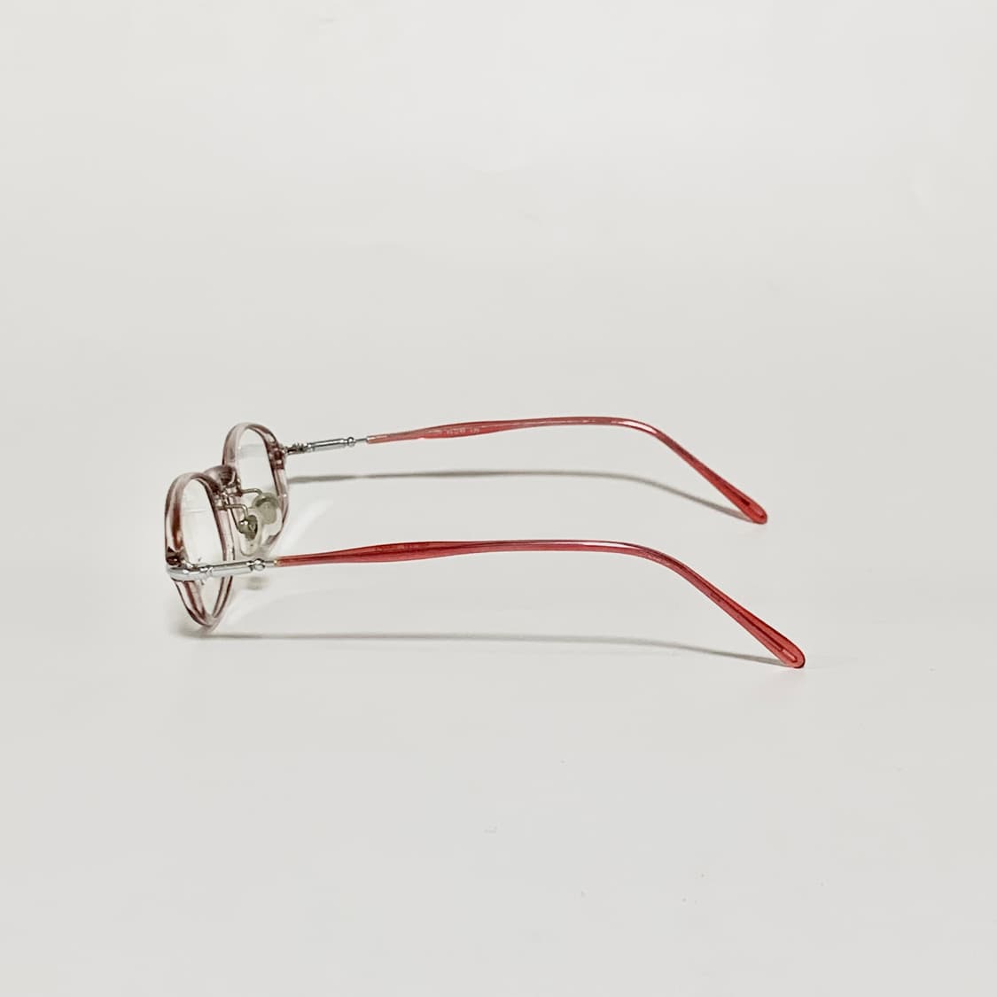 982 데드스탁 빈티지 안경테 레트로 타원형 오벌 슬림 브라운 남녀공용  상품이미지4