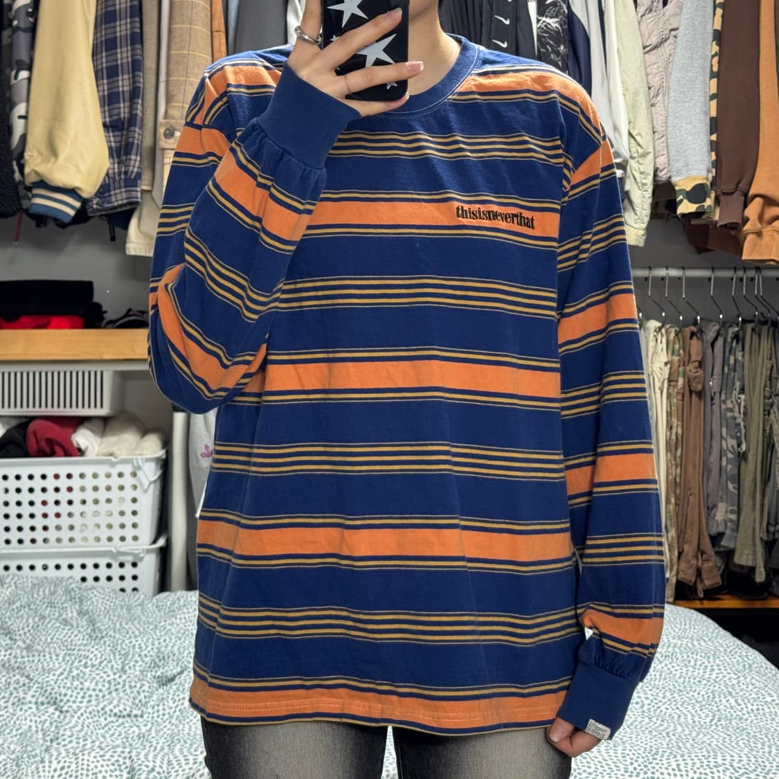 디스이즈네버댓 멀티컬러 스트라이프 롱슬리브 상품이미지1