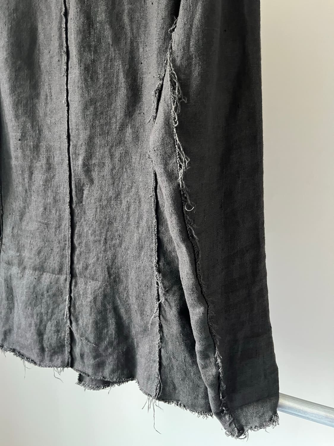 Poeme Bohemien Cut Off Linen Jacket 상품이미지8