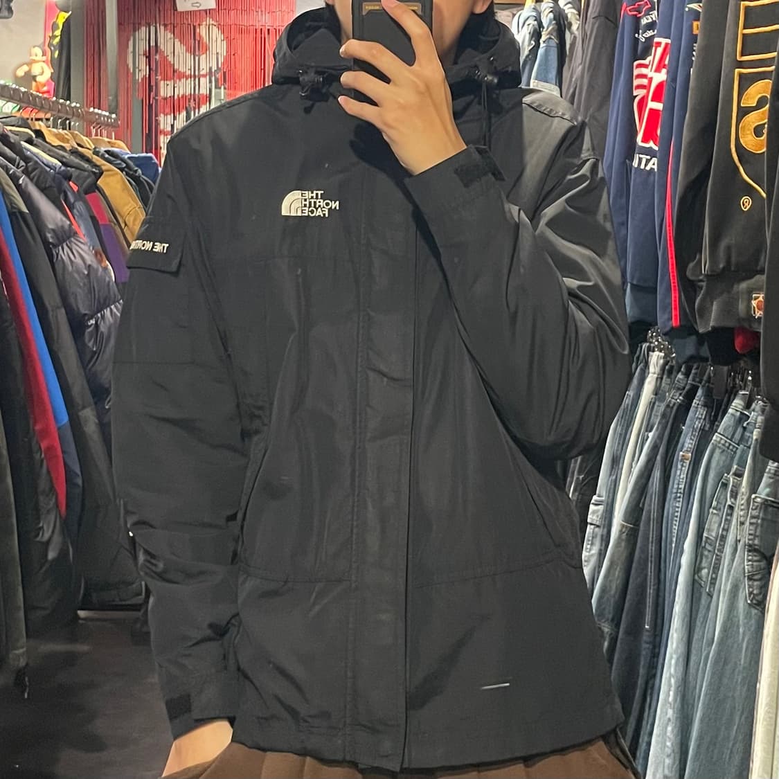 [IM] northface 노스페이스 블랙 바막(후드O) 상품이미지1