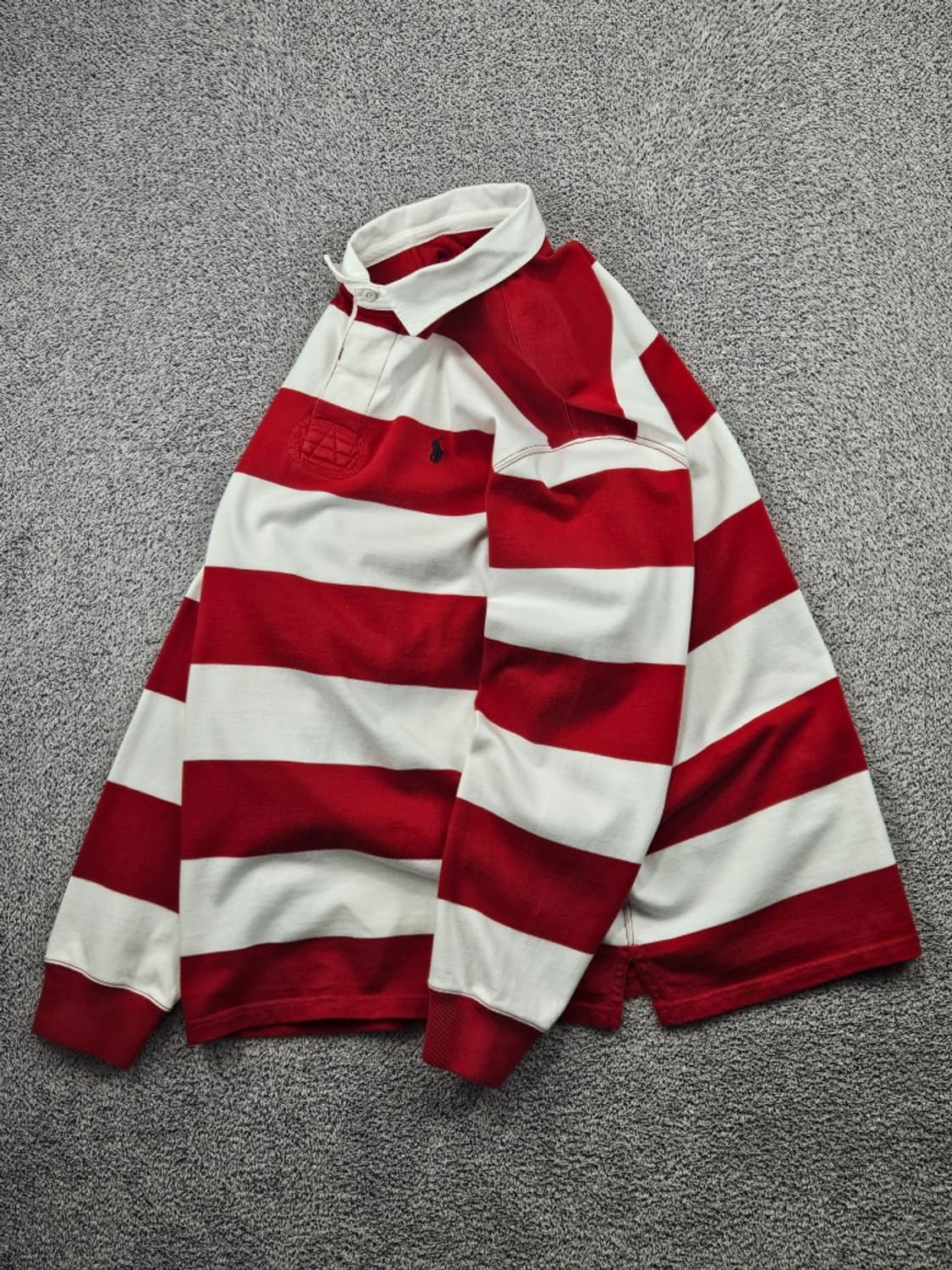 폴로랄프로렌 스트라이프 럭비 티셔츠 ( XL ) / 11769 상품이미지3