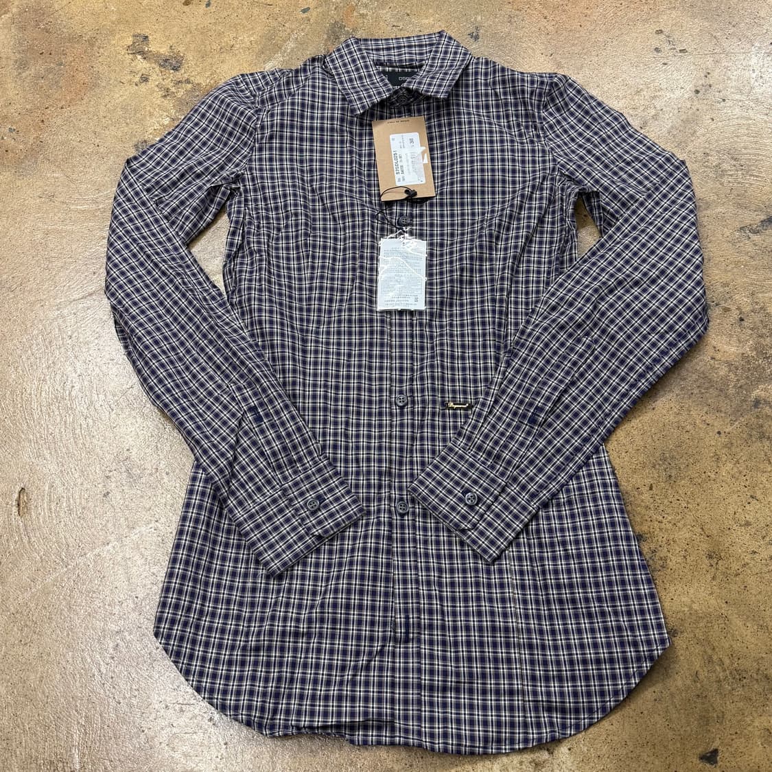 [정품/38] Dsquared2 체크 셔츠 b18 상품이미지2