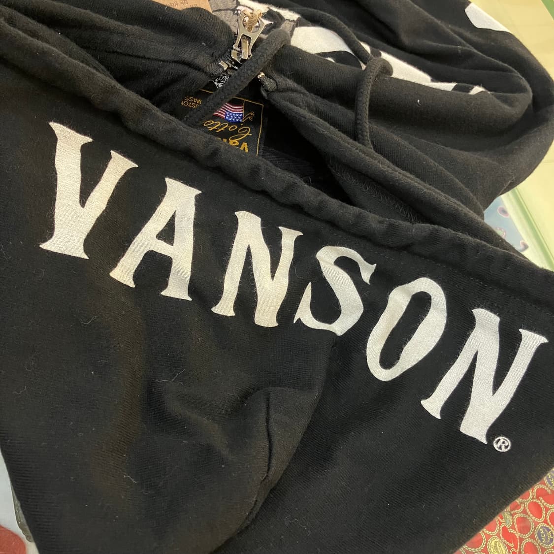 밴슨 레더 X 톰과 제리 본 후드집업 M 상품이미지6