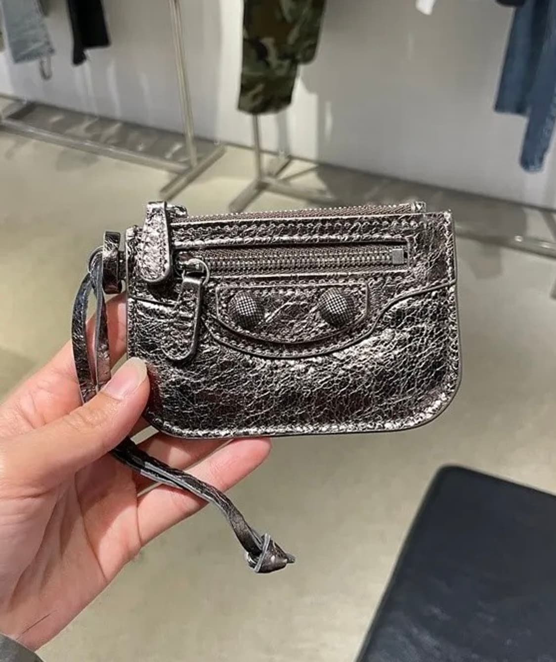 발렌시아가 르카골 카드지갑 다크브론즈 상품이미지1