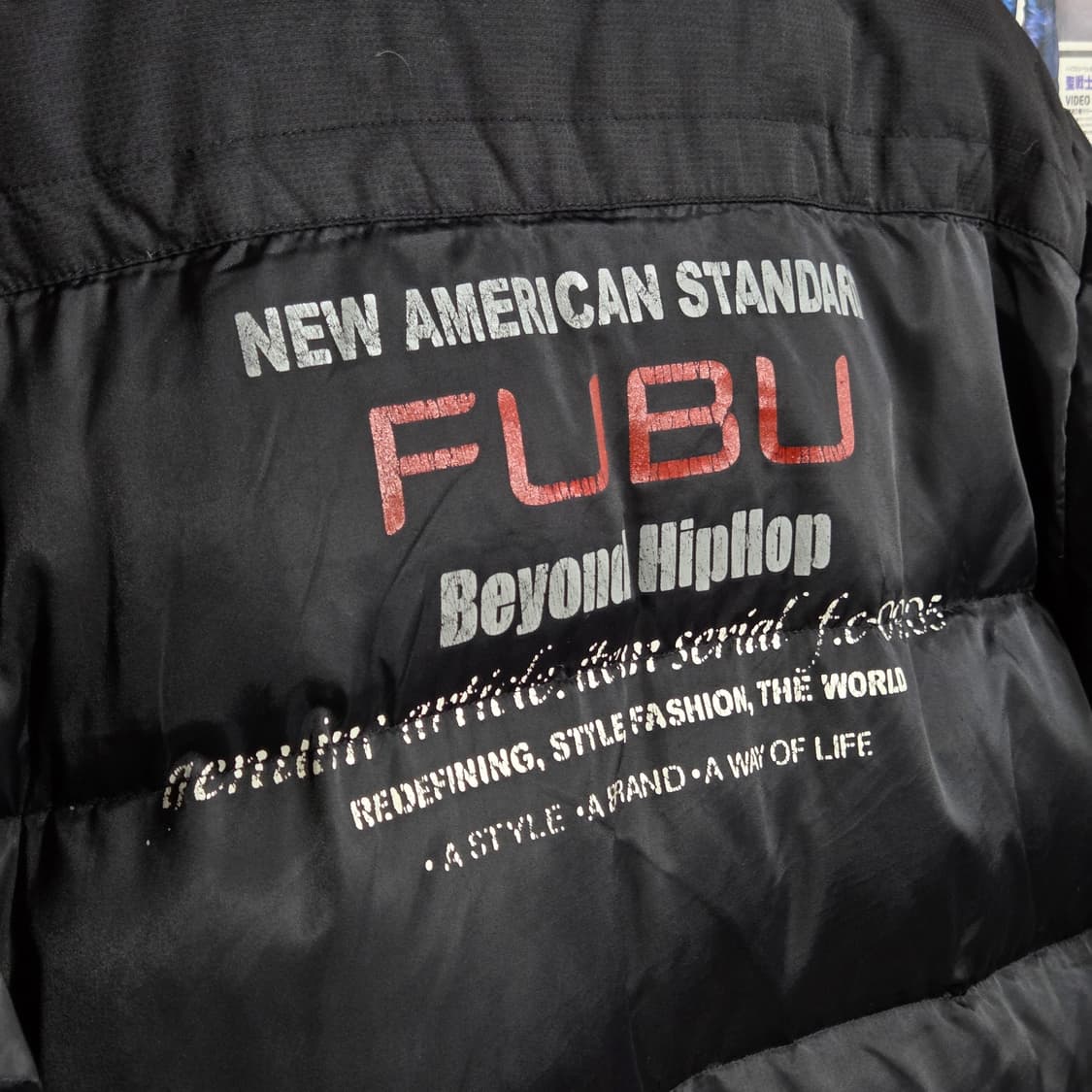 후부 올드스쿨 데님 배색 덕다운 후드 패딩 상품이미지8