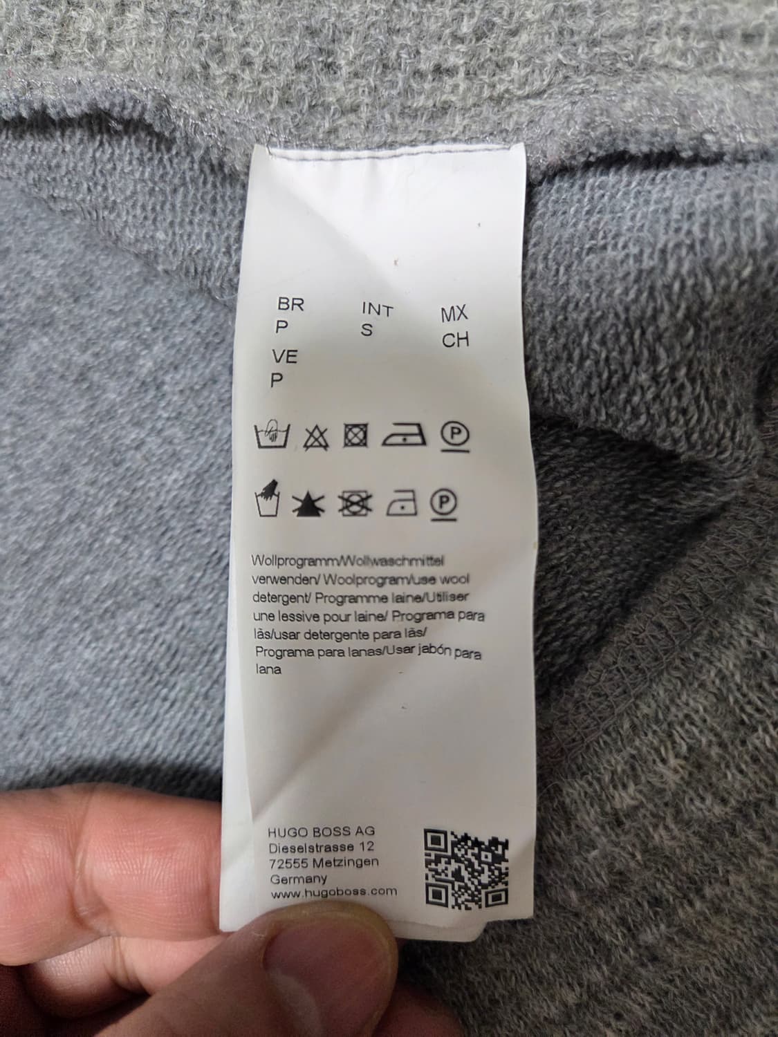 휴고보스 오렌지라벨 니트집업 상품이미지8